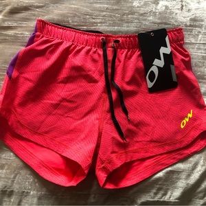 NWT OW One Way Groove Diva Pink Cycling Shorts size small - lined